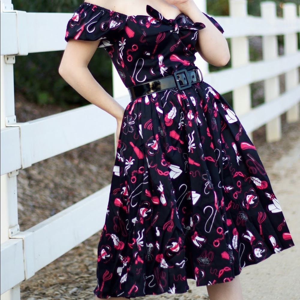 Vixen by Micheline Pitt Powder Puff Swing Dress